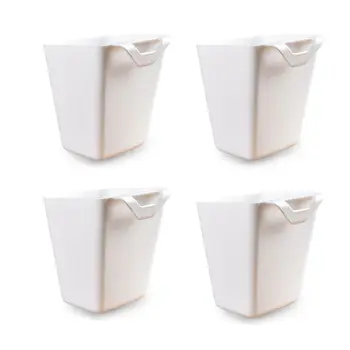 

4pcs/set Portable Hanging Storage Bucket Plastic Container for Kitchen Sundries