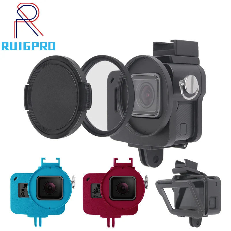 Алюминиевый Чехол Hero 5 6 7 корпус из сплава защитный чехол металлическая рамка УФ