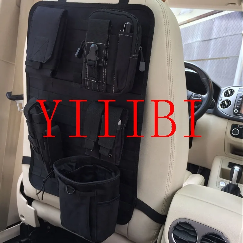  Universal Tactical MOLLE Car Seat Back Organizer military MOLLE Panel Vehicle Seat Cover Protector 