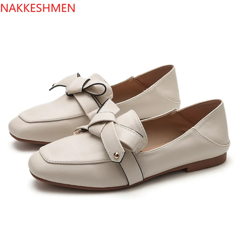 NAKKESHMEN Sweet banqueting/Женская обувь Лоферы на плоской подошве с закрытым носком Очень
