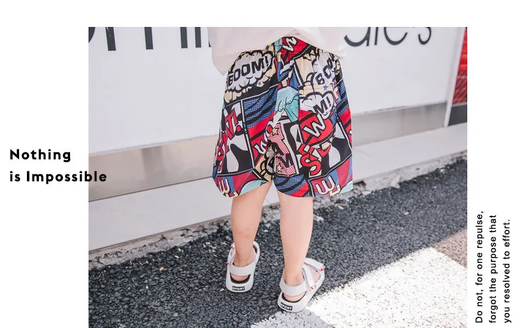 BOY'S Korean-style Shorts Children Western Style Beach Shorts Small CHILDREN'S Baby Fashion Child Summer Pants Thin New Sty