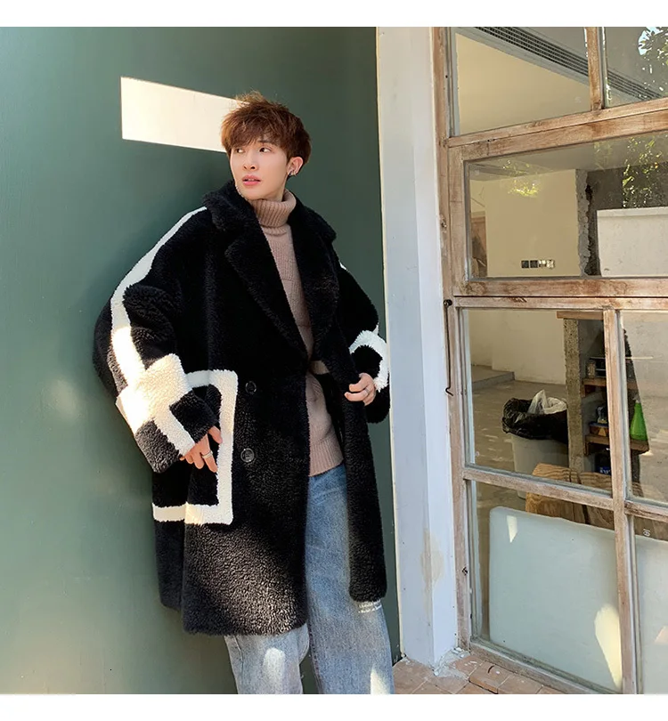 Осенняя верхняя одежда, Плюшевые куртки, chaqueta cuero hombre, мужские Зимние флисовые меховые пушистые пальто, куртки Джемперы, верхняя одежда, негабаритная теплая