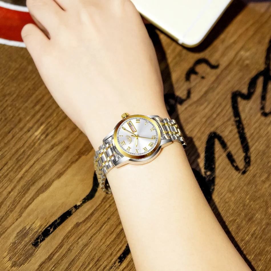 LIGE 2023 New Gold Watch Women Watches Ladies Creative Steel Women's Bracelet Watches Female Waterproof Clock Relogio Feminino