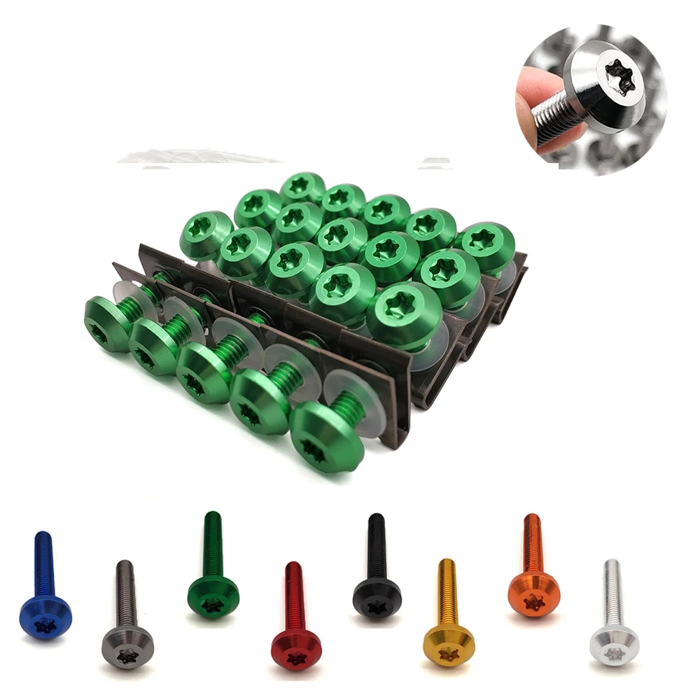 Universal Motorcycle Fairing Screws Fastener Clips Body Spring Bolts Kit For Honda XADV 750 CBR250R VFR 1200 ST 1300 CB 1100 919 |