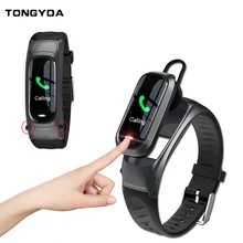 Bluetooth Call Smart Watch with Earphone Women Men Sleep Blood Pressure Heart rate Monitor Sports Fitness Tracker Smart bracelet