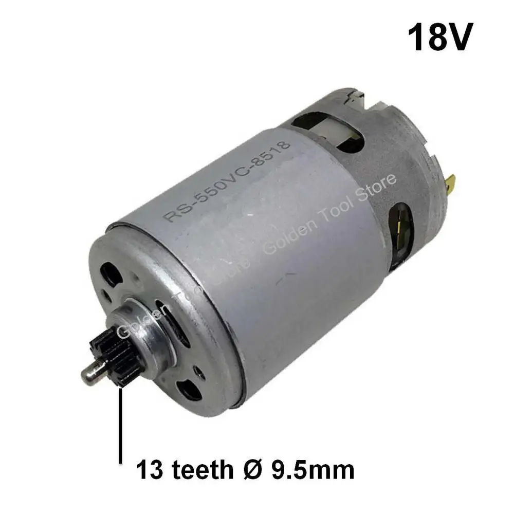 Oniissy Moteur De Véhicule 18 V, Moteur 160702266N 18 V Pour Moteur GSR180-LI GSB180-LI GSR18V-21 GSB18V-21,18 V 16 Dents
