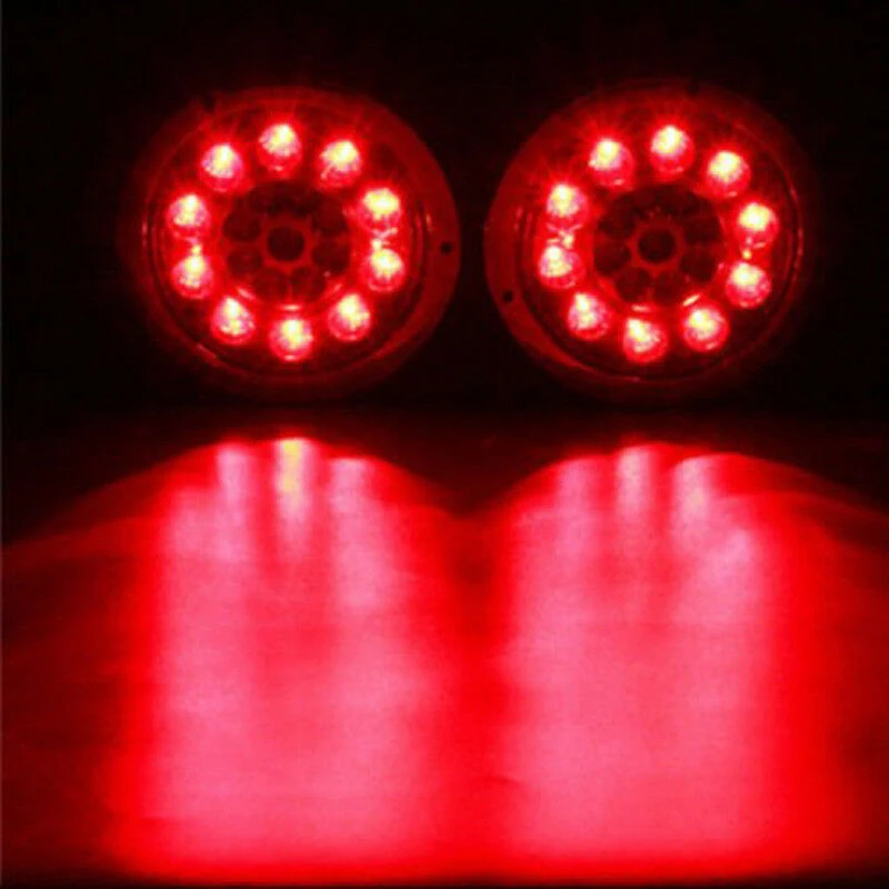 4 Упак. Круглый 19 Led задний стоп светильник тормоз Поворотная сигнальная лампа
