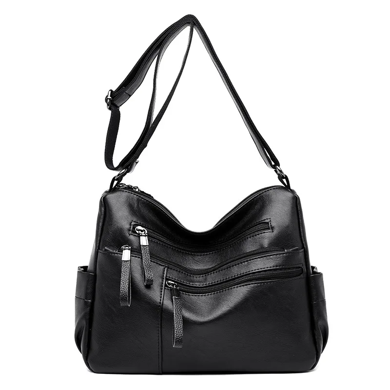 

Wholesale Fashion Women Handbag 100% Genuine Leather Ladies Casual Tote Bag Shoulder Messenger Classic Satchel Purse Sac C1235