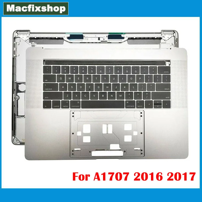 Sostituzione A1707 Bauletto Uk Us Inglese Palmrest Per Macbook Pro Retina 15 "A1707 Topcase Tastiera Touchbar Touch Bar 2016 2017