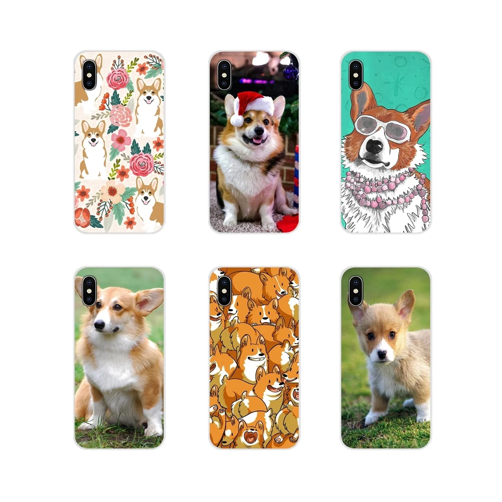 

cute Corgi dog Accessories Phone Cases Covers For Huawei Mate Honor 4C 5C 5X 6X 7 7A 7C 8 9 10 8C 8X 20 Lite Pro