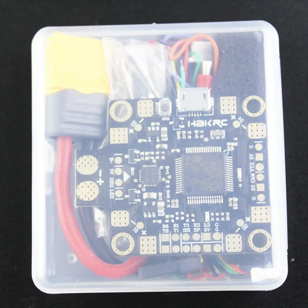 HAKRC PDB F4 Контроллер полета 2-4S интегрированный Betaflight OSD для радиоуправляемого дрона FPV гоночные запчасти аксессуар