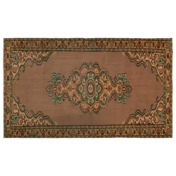 

Handmade Natural Vintage Turkish Area Rug 158x270 Cm-5'2''X8'10''