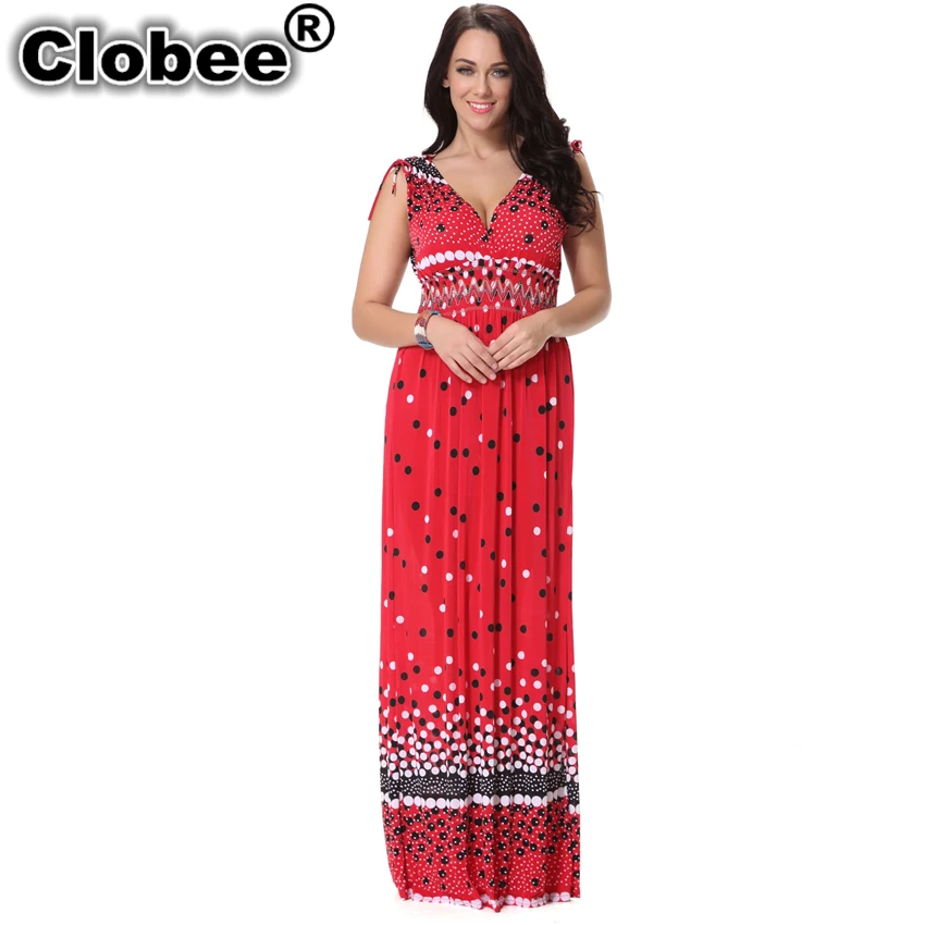 Robe femme ete женское летнее платье сексуальное с v-образным вырезом 7XL Большие размеры в горошек платье Клубные вечерние платья vestido de festa