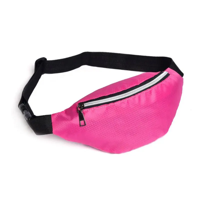 

Fashion Solid Color Delicate Waist Bag Texture Mobile Phone Chest Pack Large Bag