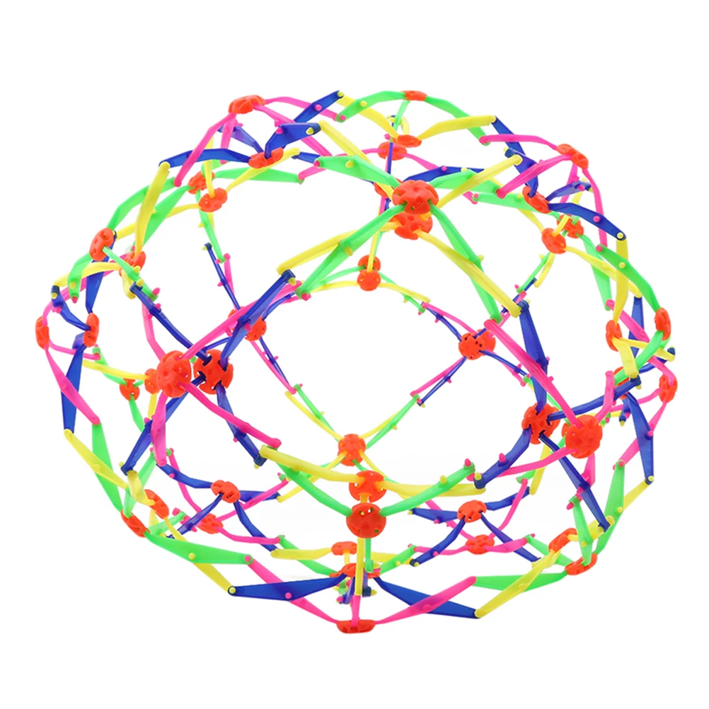 Colorful Telescopic Ball Toy Children Funny Funny Telescopic Flower Contraction Ball Color Telescopic Ball Children'S Toys