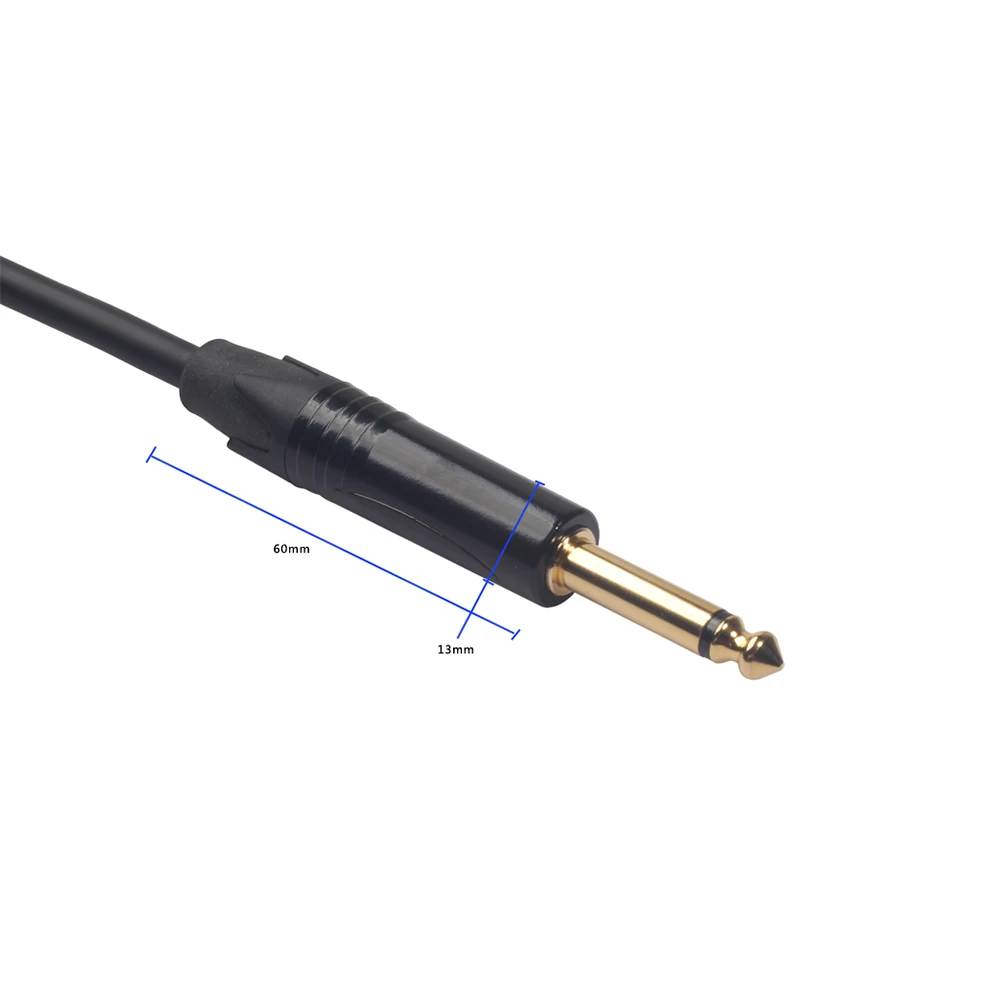 3 м одноканальный штекер для Cannon XLR Female 6,35 мм аудио кабель соединительный провод