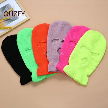 Winter Full Face Mask Cover Drie 3 Gat Bivakmuts Knit Hoed Army Tactical Cs Ski Fietsen Masker Beanie Muts Sjaal warm Gezicht Maskers Winter Full Face Mask Cover Drie 3 Gat Bivakmuts Knit Hoed Army Tactical Cs Ski Fietsen Masker Beanie Muts Sjaal warm Gezicht Maskers