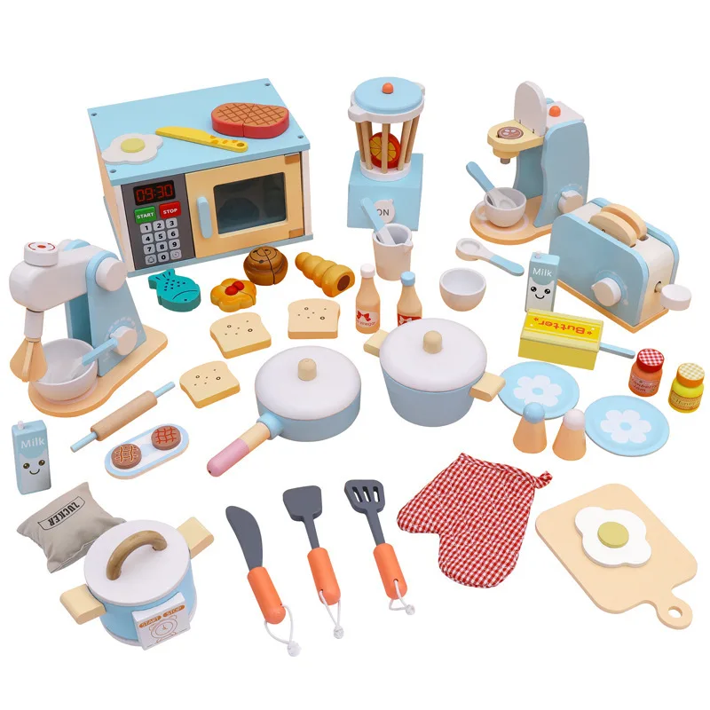 MagiDeal Giocattolo Imitazione Cucina Cibo Accessori per Giochi di Ruolo di Bambini Prescolari Magnetico Collegato Toy in Legno Gelato
