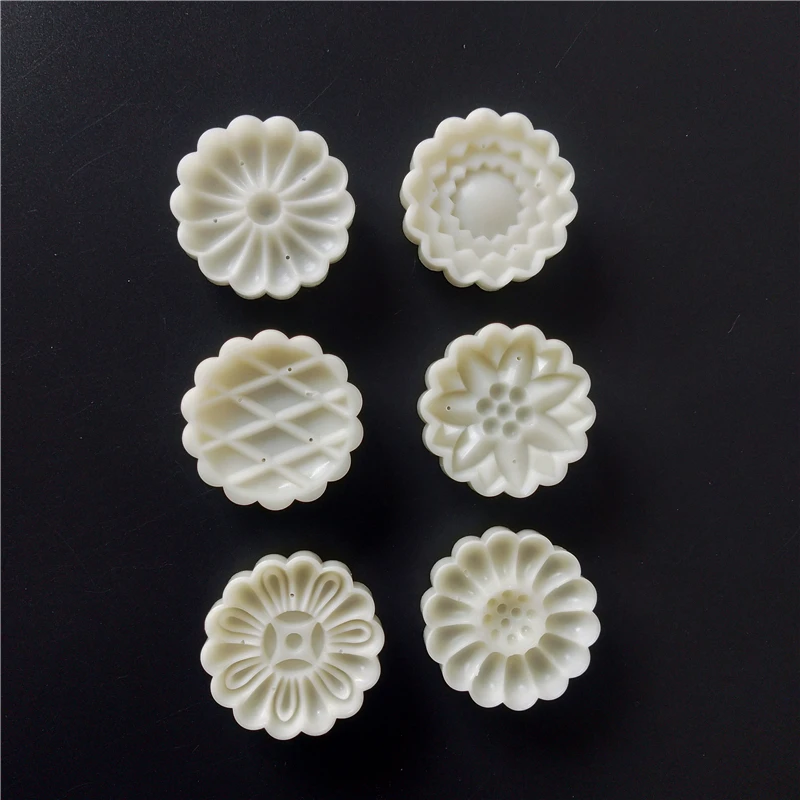 50 г 3D китайские лунные формы для тортов пластиковые Mooncake набор форм Ручной пресс