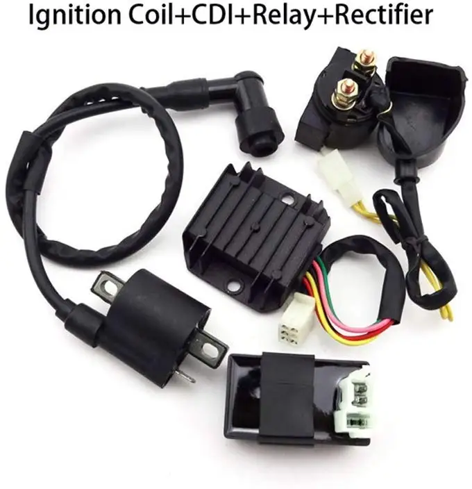 TC-Motor Racing катушка зажигания+ AC CDI+ Регулятор выпрямителя+ реле для 150cc 200cc 250cc двигатель китайский ATV Quad Taotao Roketa