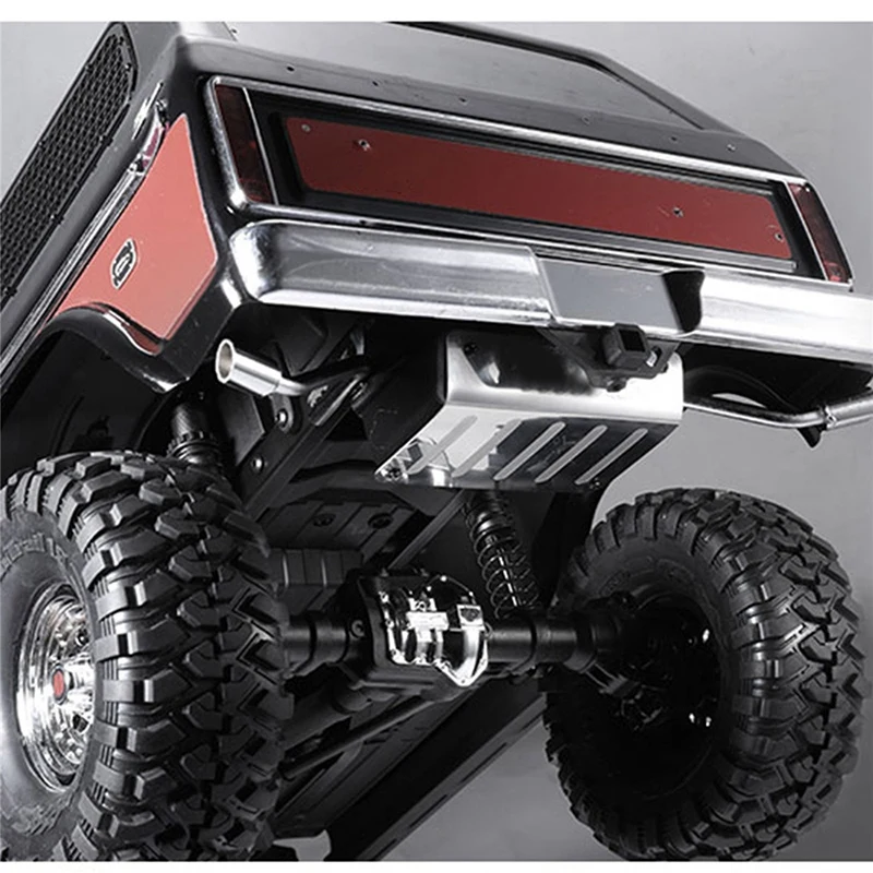 Металлический моделирующий топливный бак для Dj Traxxas Trx-4 Trx4 выхлопная труба Djc-9158 для Land Rover Rc модификация автомобиля запчасти
