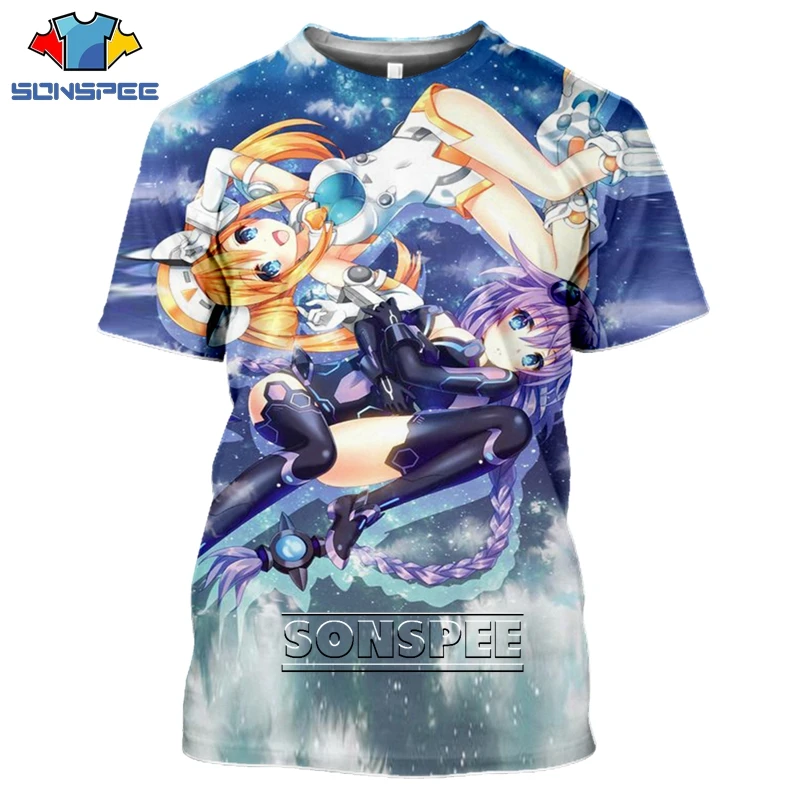 SONSPEE 3D Летняя мужская футболка с животными серия Neptune Милая Harajuku Сексуальная
