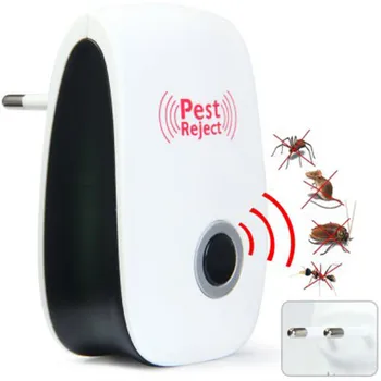 

DHL 100PCS Mosquito Killer Electronic Ultrasonic Repeller Rat Mouse Repellent Anti Rodent Tools