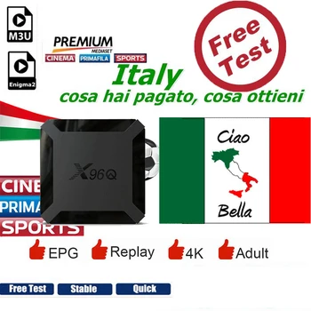 

italy android 10.1 box support italy iptv with smart tv m3u enigma2 PC Linux no app included