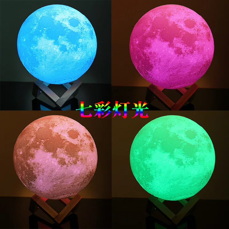 Strange New Creative Product Moon Light USB Light LED Night Light Customization of Individual Character Moon-light Lamp