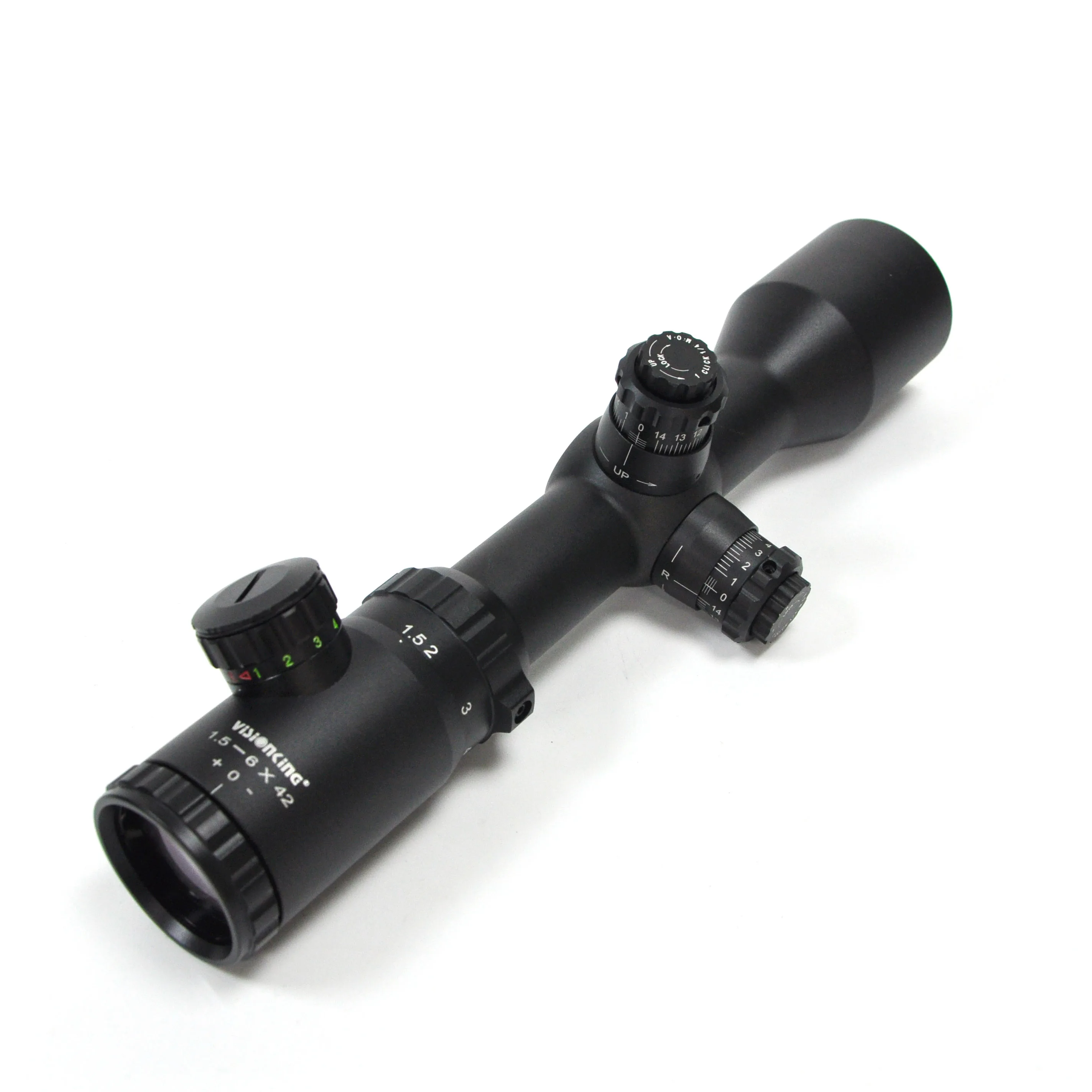 Visionking 1.5-6x42 Turret Lock Military Mil-dot 30mm Hunting Rifle Scope New