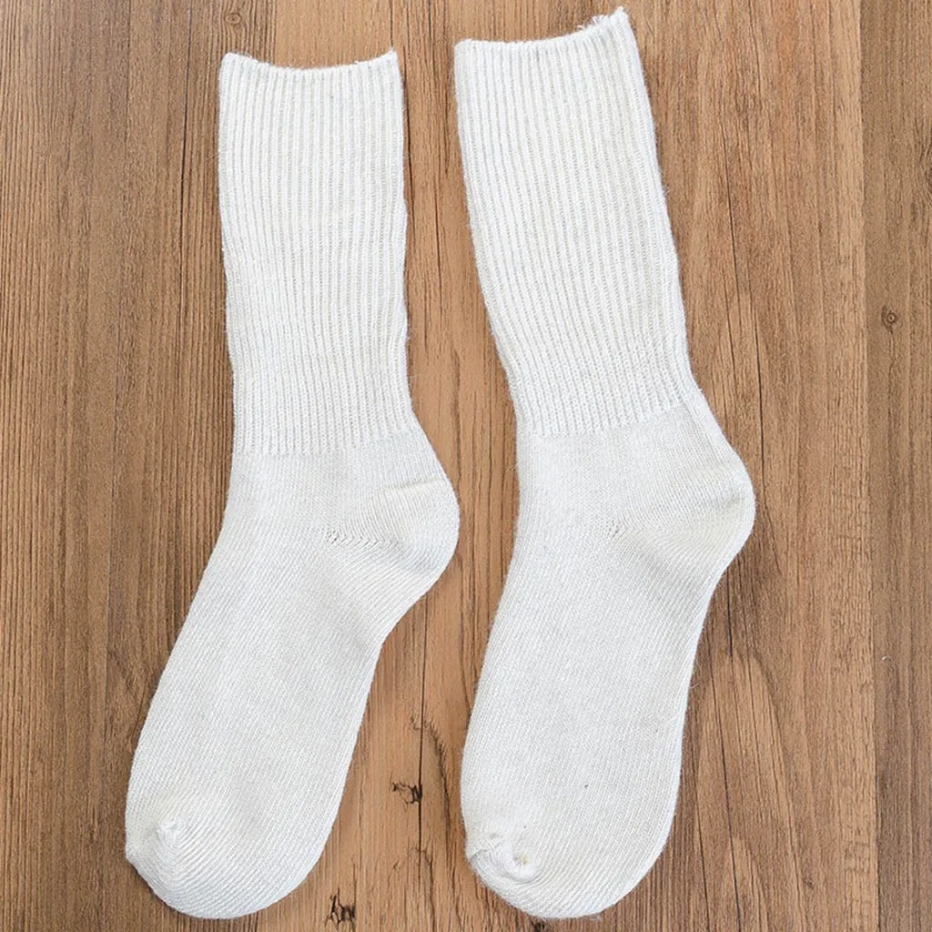 Женские носки, Осень-зима, хлопковые полосатые короткие носки, Повседневная Уличная одежда, счастливые носки, женские милые носки для девочек, белые