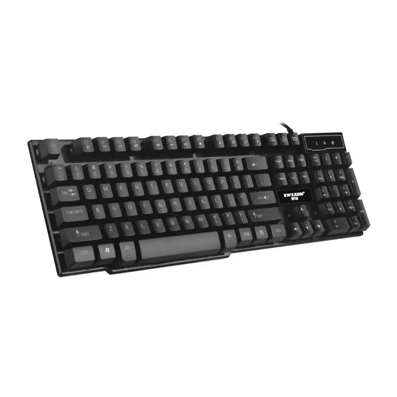 Wired Gaming Keyboard Glowing Backlit Color Change Laptop 104 Keycap Plug and Play Waterproof Computer Computer Desktop Keyboard