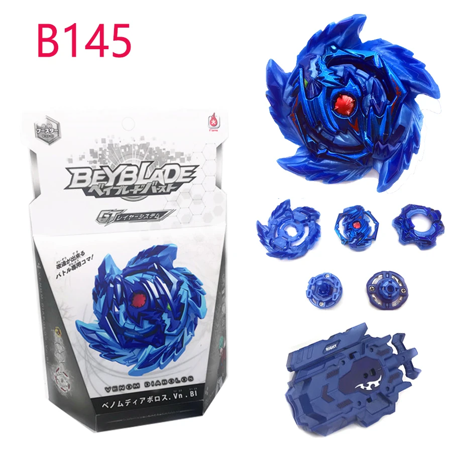 Взрывной Новый Beyblade Burst bey Blade B145 синий B139 B144 с пусковым устройством и коробкой