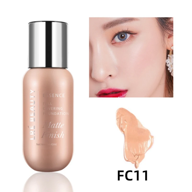 Liquid Foundation Even Skin Color Cover Freckles Dark Circles Moisturizing Concealer Foundation Liquid Maquillaje Profesional*.w - Цвет: 3