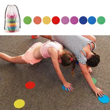 

72Pcs 4 Inch Carpet Spots Sit Markers, Flexible Floor Classroom Seating Rug Mats 40P