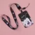 Disney mickey mouse coin bag Cartoon meal card bus card holder акриловый пластик campus card storage card holder