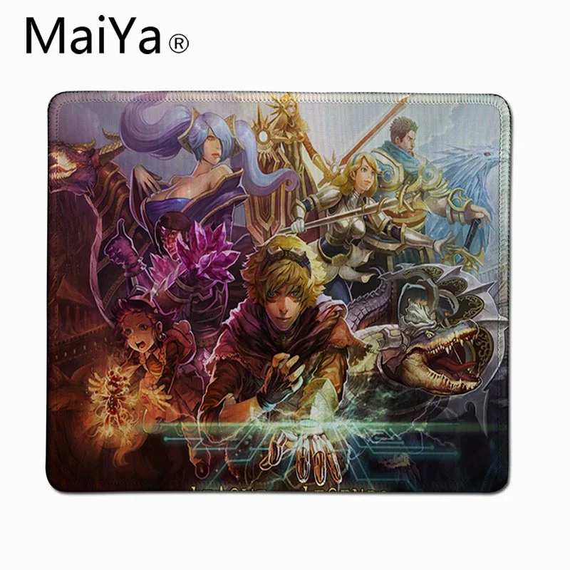 Lock Edge18x22cm MaiYa Arcade Ezreal League of legends резиновый коврик для мыши большая акция большой игровой коврик для мыши клавиатуры коврик - Цвет: Lock Edge18x22cm