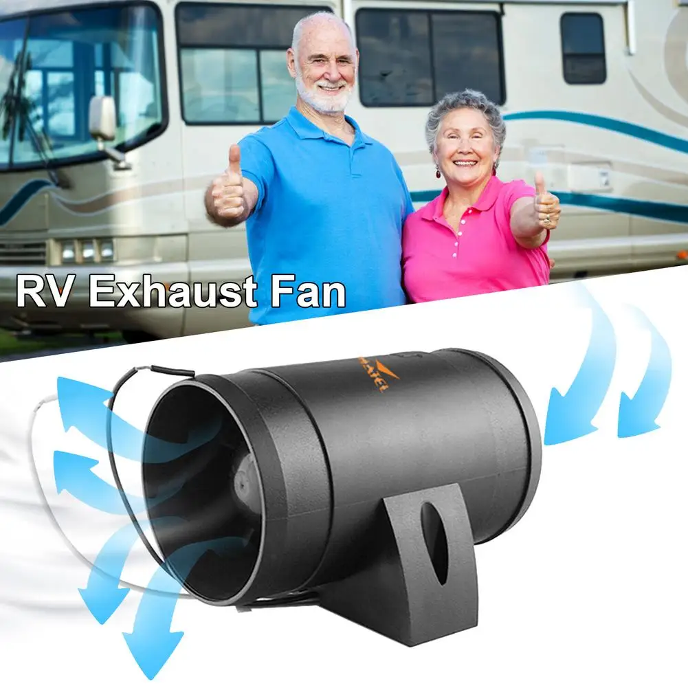 12V RV Exhaust Fan In-line Blower Engine Room DC Fan Motor Yacht Kitchen  Fan Marine ​Exhaust Fan ​for RV Rarine Accessories - AliExpress