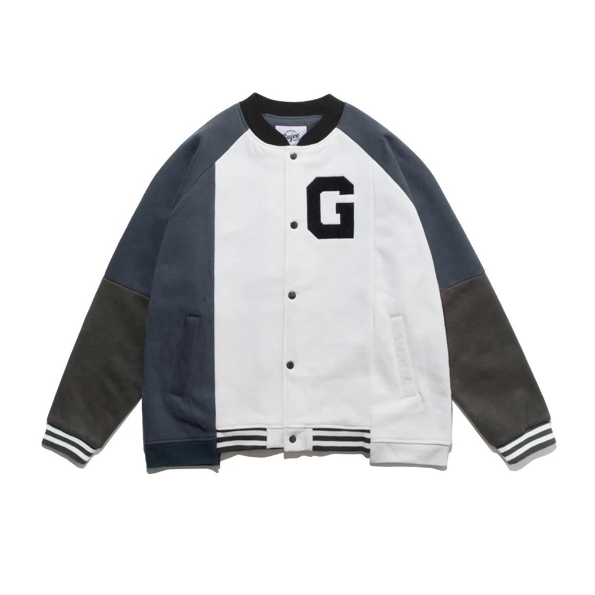 

2019 New Style Japanese-style Popular Brand Coat Men's Autumn Mixed Colors Loose-Fit Stand Collar Baseball Uniform Jacket Men'S