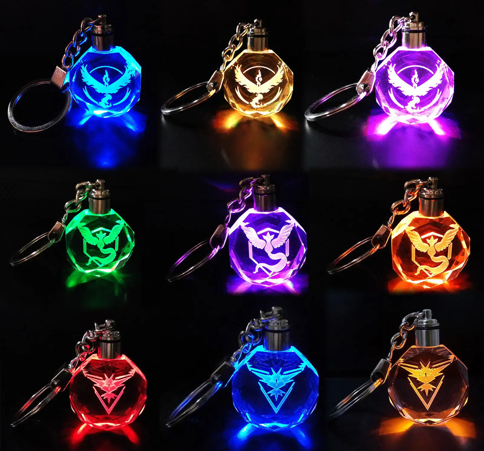 Светодиодная подвеска брелок для ключей в коробке|pendant led|pendant keychainpendant pokemon |
