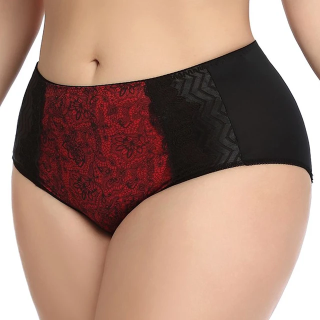 Womens Underwear Panties Print Sexy Briefs Knickers XL-6XL Soft Stretch  Plus Size Underpants - AliExpress