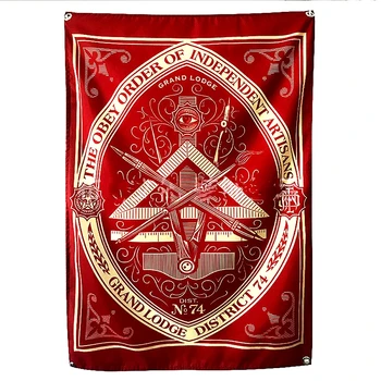 

THE OBEY ORDER OF INDEPENDENT ARTISANS Flag Banner Tapestry Wall Hanging Tapestries Wall Cloth Stickers Wall Carpet Home Decor