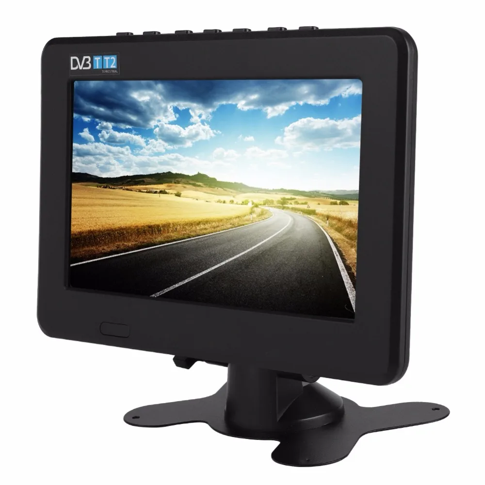 LEADSTAR Портативный 7 дюймов Мини Телевизор Smart ТВ ЖК ТВ 16:9 HD 1080P Автомобильный цифровой ТВ стерео окружающие ТВ штепсельная вилка стандарта США