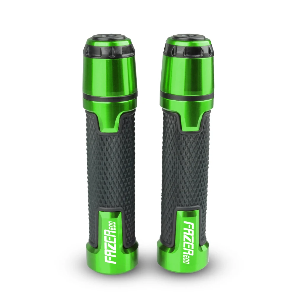 For YAMAHA FAZER600 FAZER 600 1998-2003 Motorcycle Accessories CNC Aluminum Handle Handlebar Hand Grips and Bar End Weights Plug - Цвет: Green  FAZER600