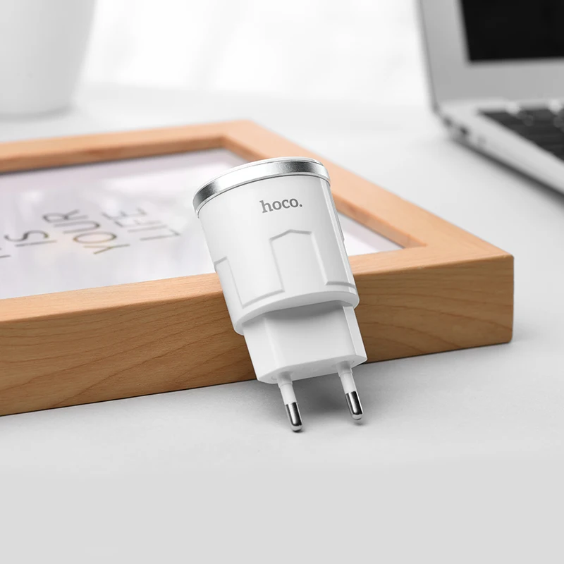 HOCO C38A, 21 шт./лот,, 5 В, 2,4 А, USB зарядное устройство для iPhone 11 Xs Max, евро вилка, настенное зарядное устройство, адаптер для samsung, Xiaomi, huawei