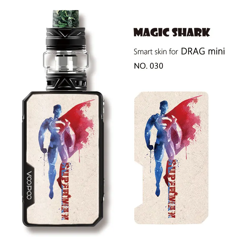 Magic Shark Marvel DC Бэтмен Супермен Халк Мстители чехол наклейка пленка для Voopoo Drag мини