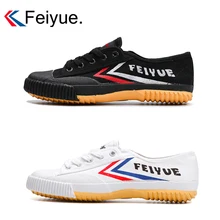 Классические кунг-фу обувь Feiyue обувь белый черный боевые искусства Taichi тхэквондо ушу Кунг Фу мягкая подошва кроссовки для мужчин tenis masculino