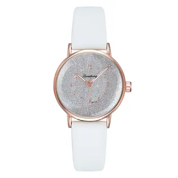

Women Girls Watch Cute Women Watches Candy Color Ladies with Leather Strap Wrist Watch Gifts for Women Girls