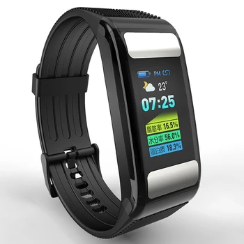 

T9 Smart Bracelet ECG+PPG Body Fat Measurement Blood Pressure Heart Rate Monitor IP67 Waterproof Smartband Smart Watches