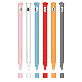

Cute Pig Silicone Protective Pouch Cap Holder Cover Case For Apple Pencil 1st Accessories